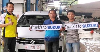 Terima kasih kepada Mas Aziz di Kemusu Boyolali yang telah membeli mobil baru Suzuki New Ertiga GX bersama BAMBANG PRAM, Sales Suzuki Solo