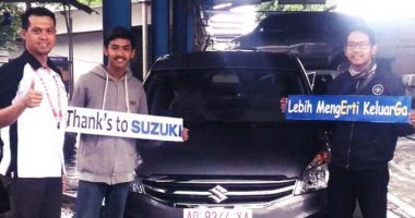 Terima kasih kepada Ibu Aty di Sragen yang telah membeli mobil baru Suzuki New New Ertiga GL bersama BAMBANG PRAM, Sales Suzuki Solo