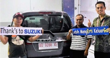 Terima kasih yang telah membeli mobil baru Suzuki New Ertiga bersama BAMBANG PRAM, Sales Suzuki Solo