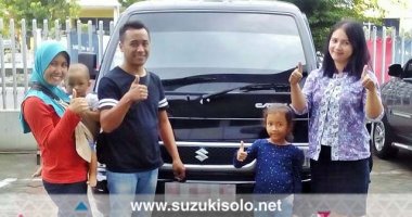 Terima kasih keluarga bapak Widodo yang telah membeli mobil baru Suzuki Carry Pickup bersama mbak Yuli - Team Bambang Pram, Dealer Suzuki Solo, Solo Indonesia Utama