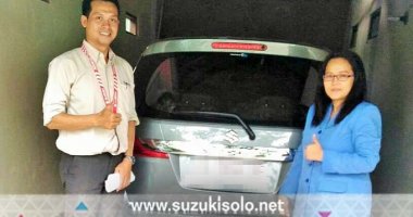 Terima kasih ibu JOKO di Kanganyar, Solo yang telah membeli mobil baru New ERTIGA tipe GX MT, BAMBANG PRAM, Dealer Suzuki Solo Indonesia Utama