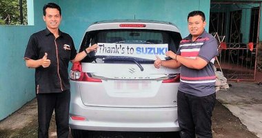 Terima kasih kepada Mas Bayu di Nguter Sukoharjo yang telah membeli mobil baru Suzuki New Ertiga bersama BAMBANG PRAM, Sales Suzuki Solo
