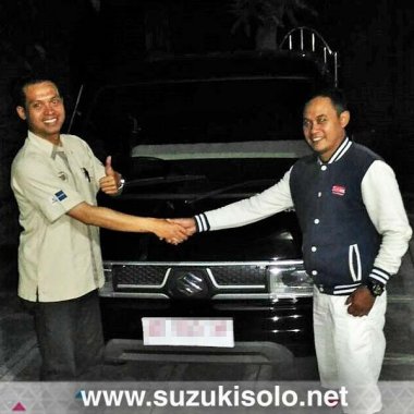Terima kasih mas Yanto yang telah membeli mobil baru Suzuki New Carry Pickup bersama BAMBANG PRAM, Sales Suzuki Solo