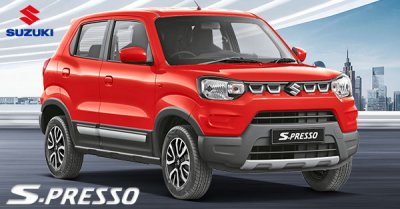 Warna Solid Fire Red Suzuki S-Presso