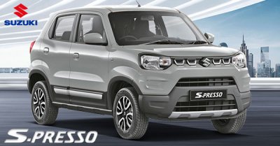 Warna Silky Silver Metallic Suzuki S-Presso